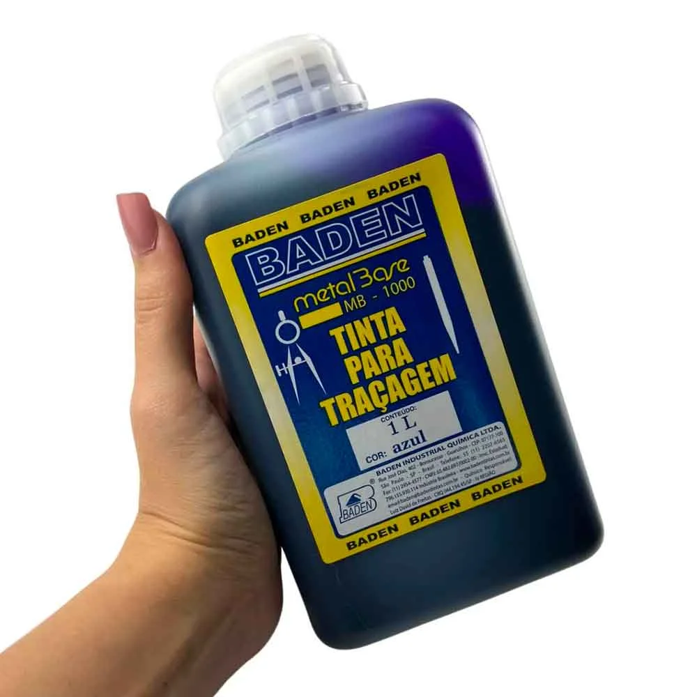 Tinta De Traçagem Azul (Violeta) 01lt Baden